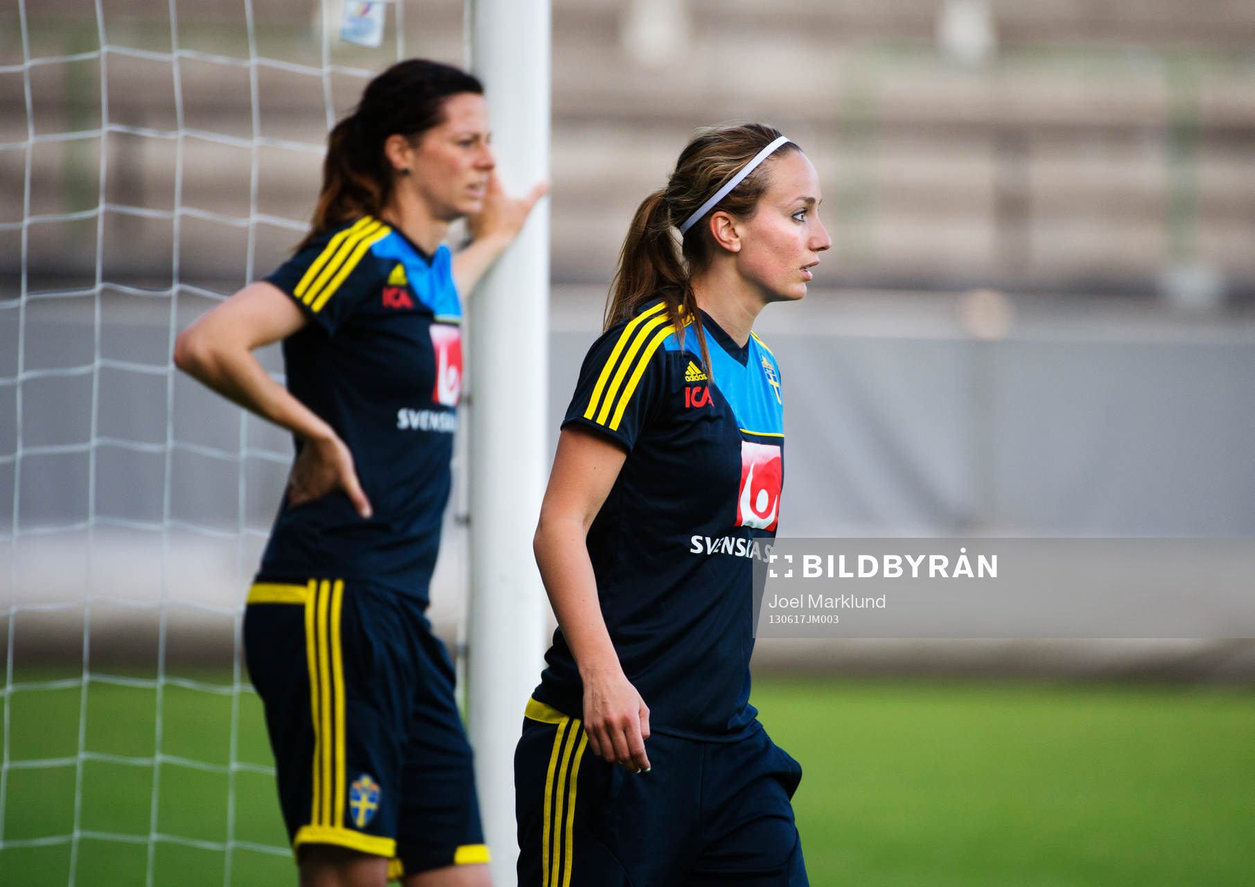 Lotta Schelin och Kosovare Asllani