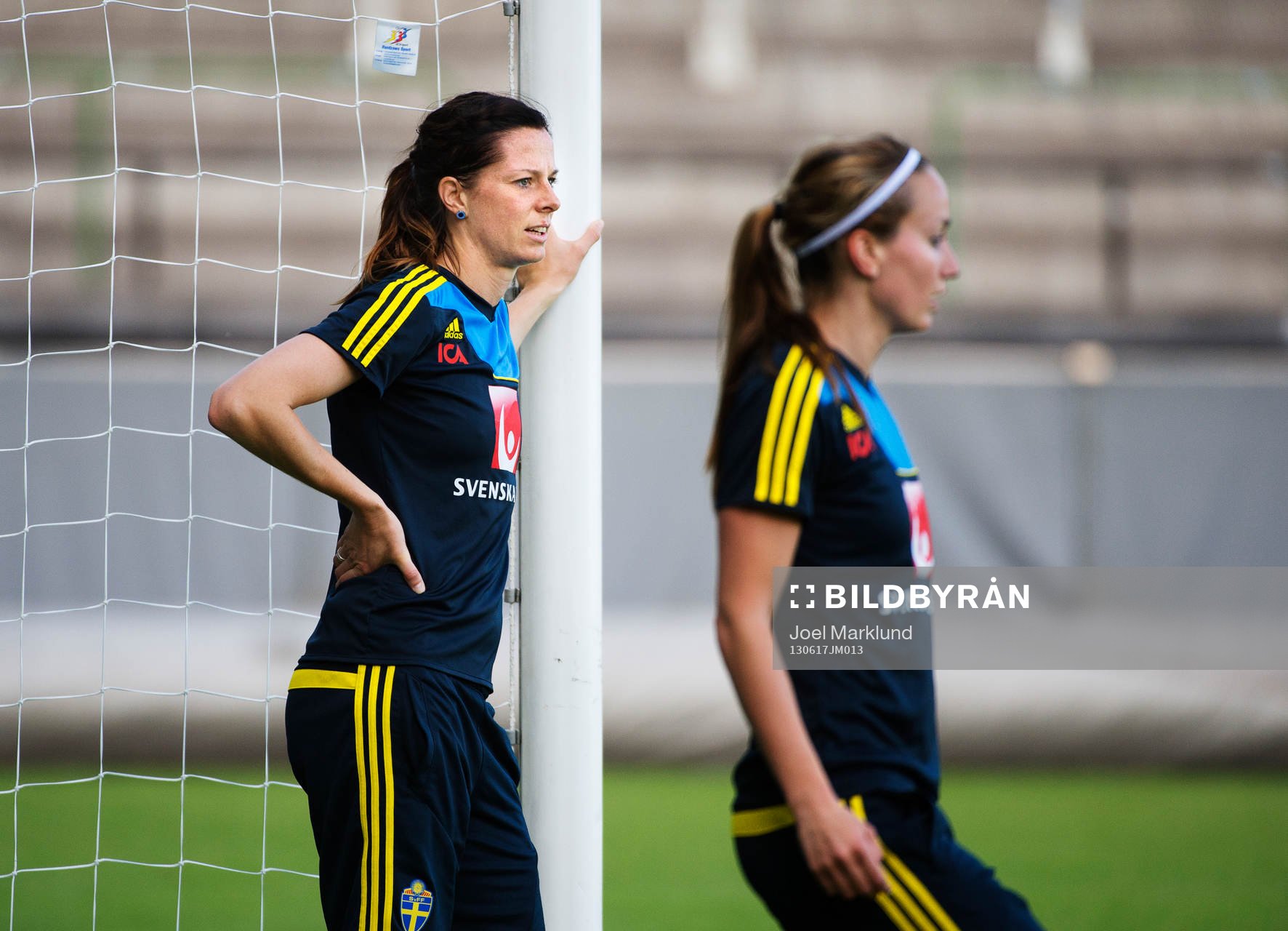 Lotta Schelin och Kosovare Asllani