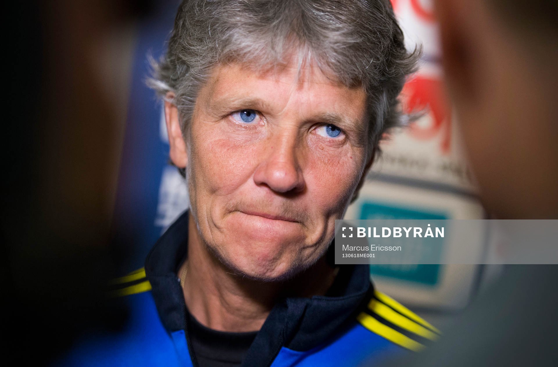 Presskonferens med Pia Sundhage, förbundskapten