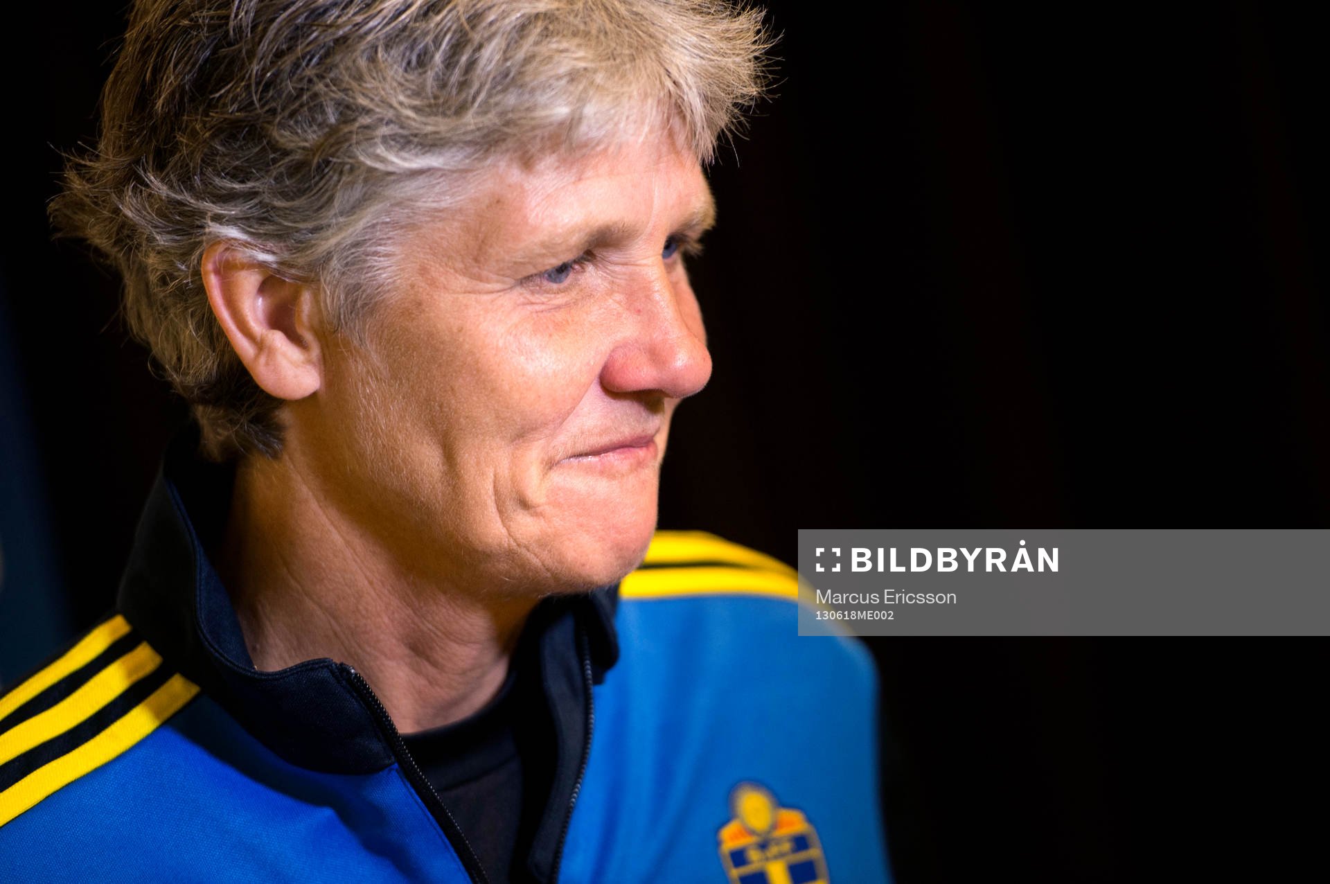 Presskonferens med Pia Sundhage, förbundskapten