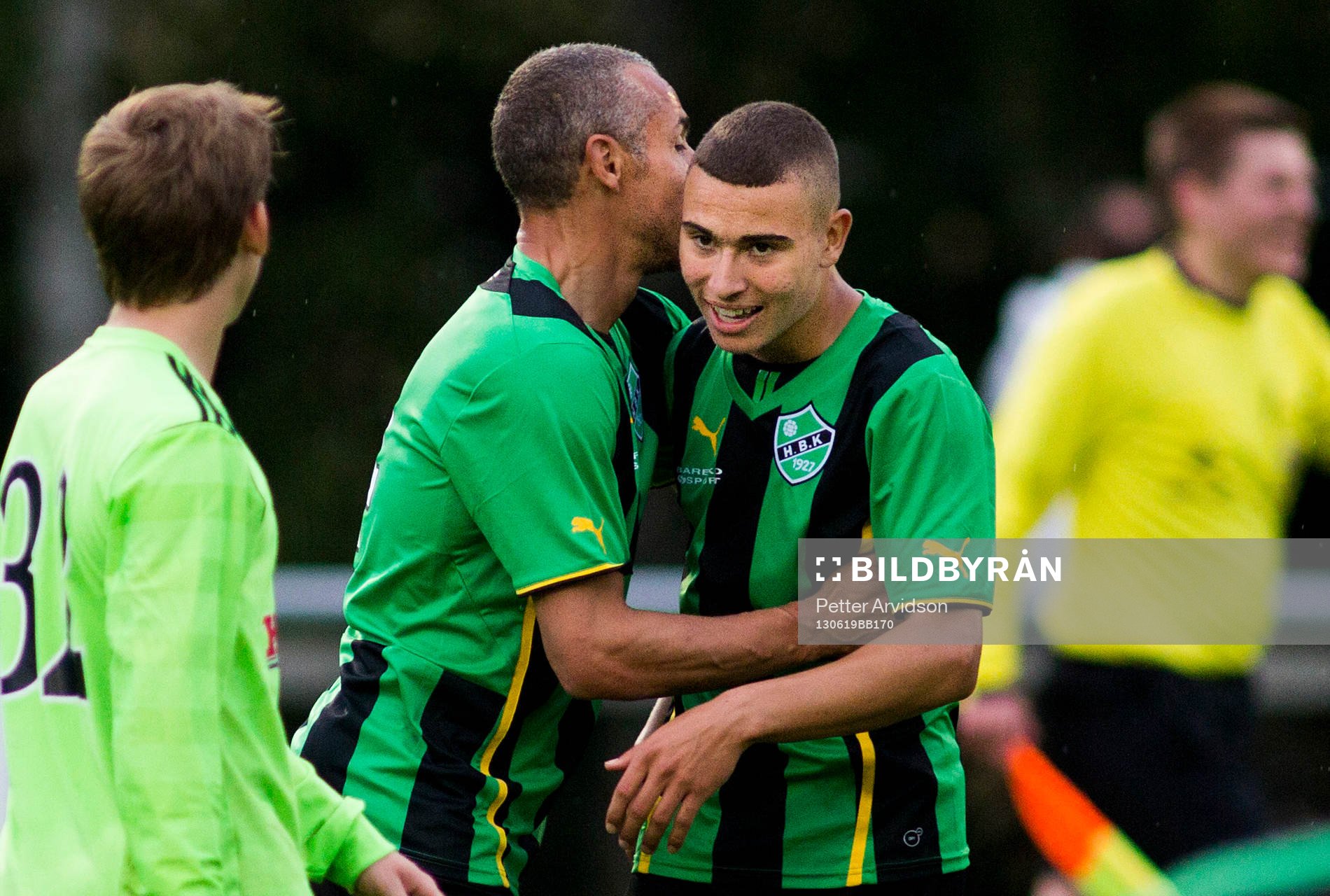 Henrik Larsson, Högaborgs BK kramar om sin son Jordan