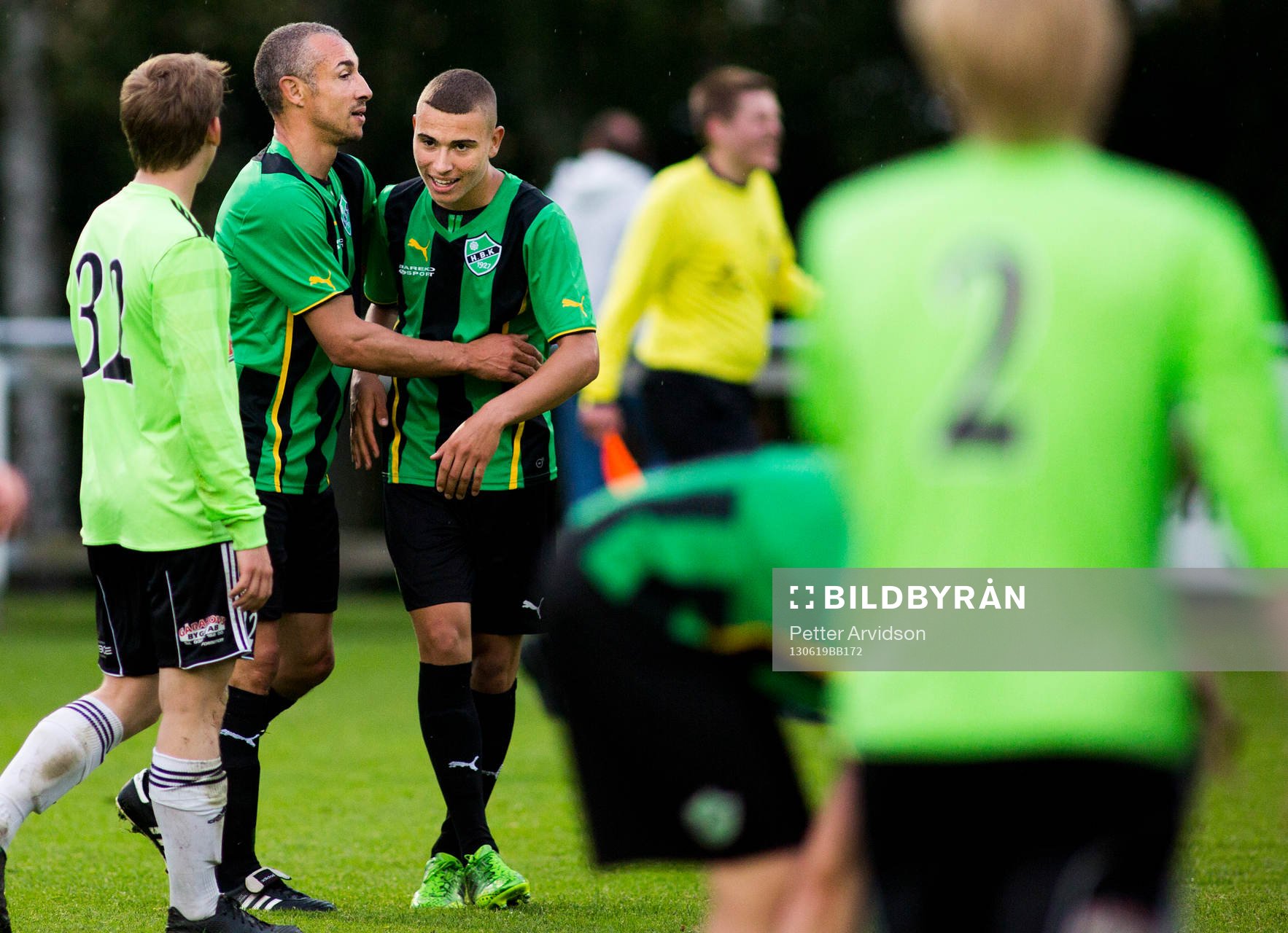 Henrik Larsson, Högaborgs BK kramar om sin son Jordan
