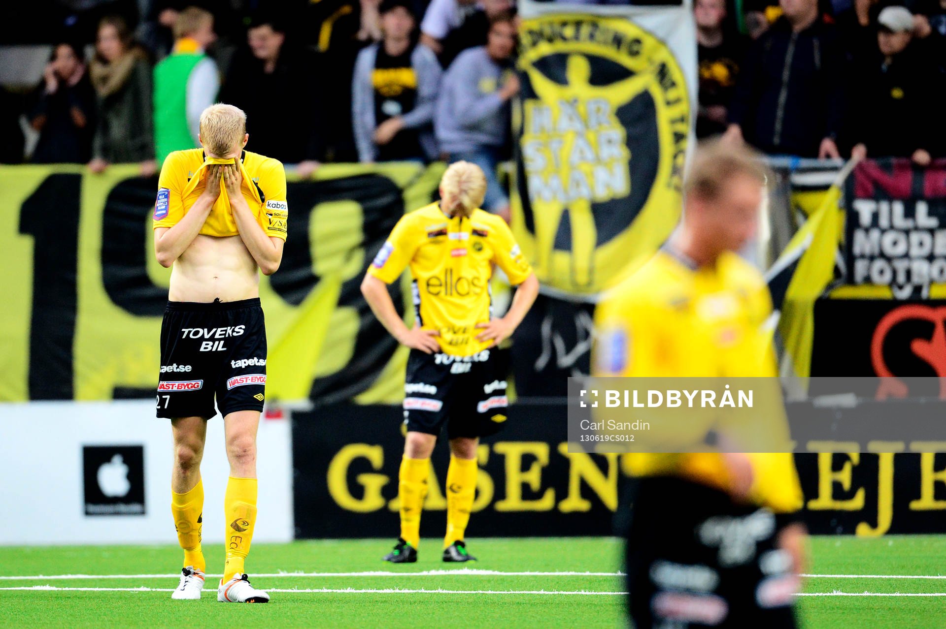 Elfsborgs Tom Söderberg och Johan Larsson deppar