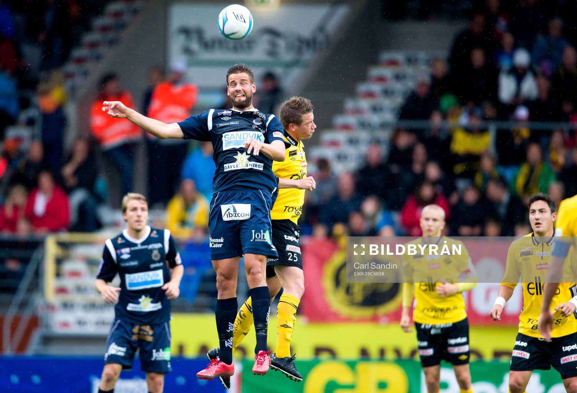 Nickduell mellan Gefles Mikael Dahlberg och Elfsborgs