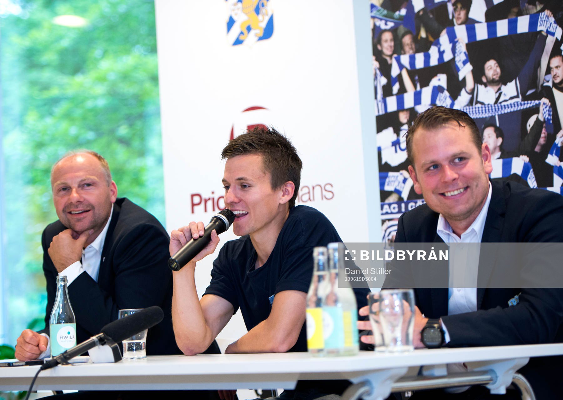 Sportchef Håkan Mild och tränare Mikael Stahre, tränare
