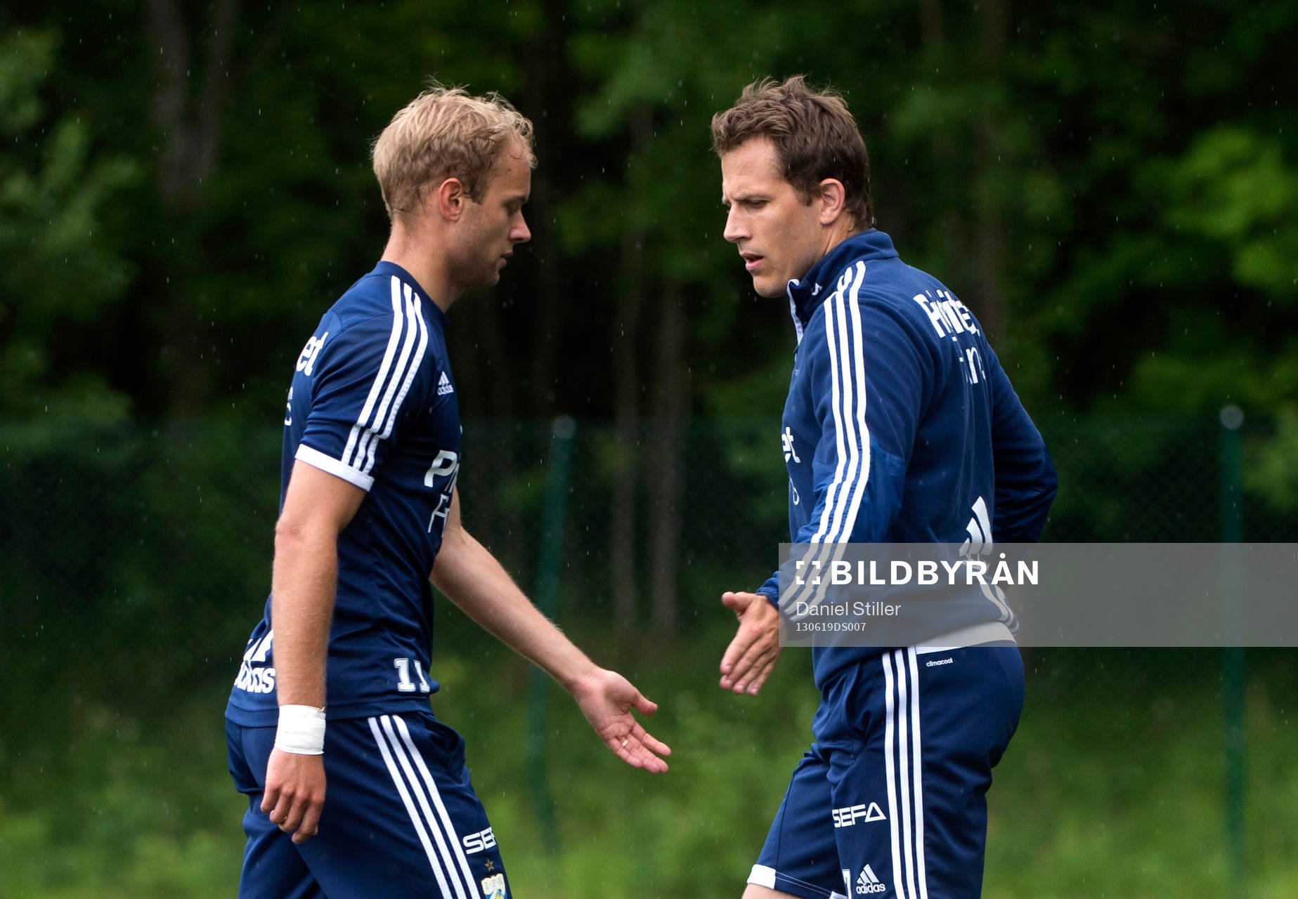 Robin Söder och Tobias Hysén