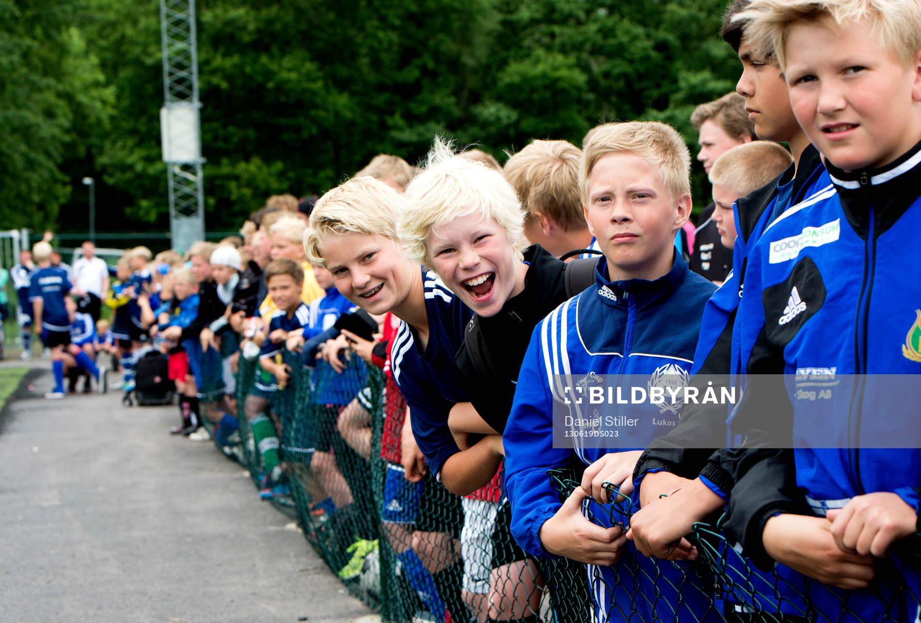 Ungdomar från IFK Göteborgs Summercamp 2013 besökte