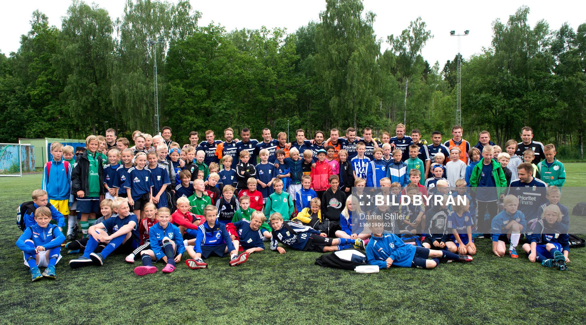 Ungdomar från IFK Göteborgs Summercamp 2013 besökte