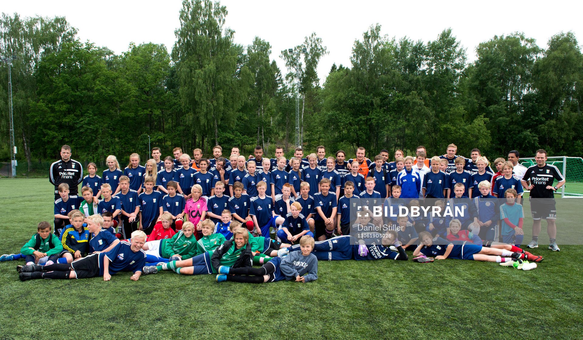 Ungdomar från IFK Göteborgs Summercamp 2013 besökte