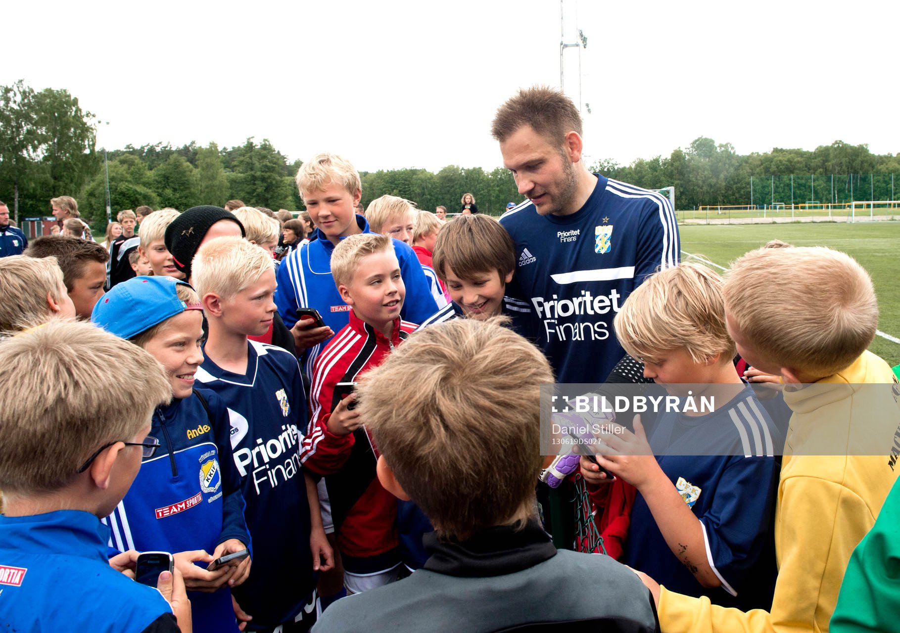Ungdomar från IFK Göteborgs Summercamp 2013 besökte