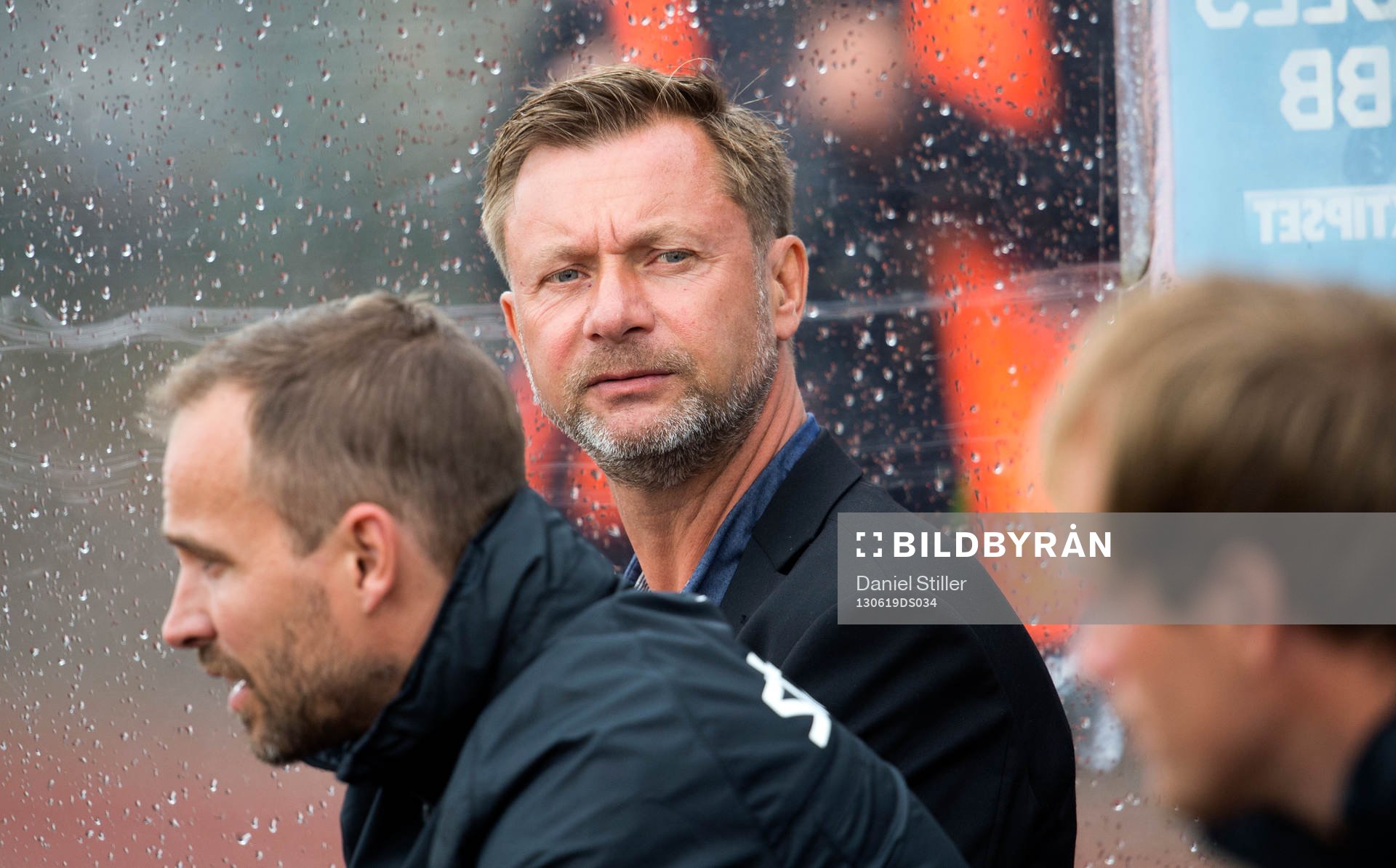 Peter Gerhardsson, tränare Häcken,  i matchen mellan