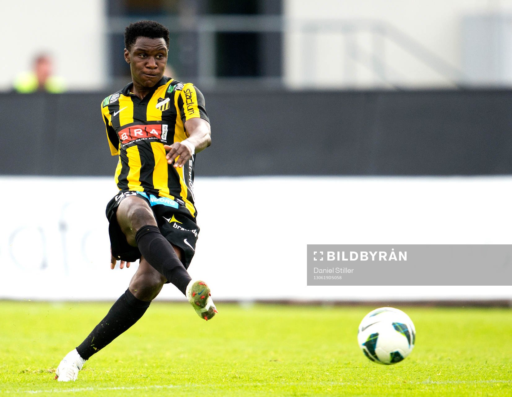 Häckens Dominic Chatto  i matchen mellan Häcken och