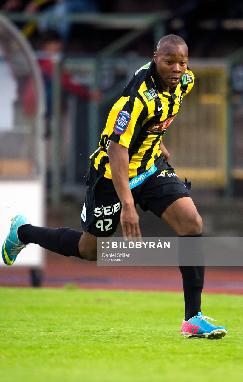 Häckens Carlos Strandberg i matchen mellan Häcken och