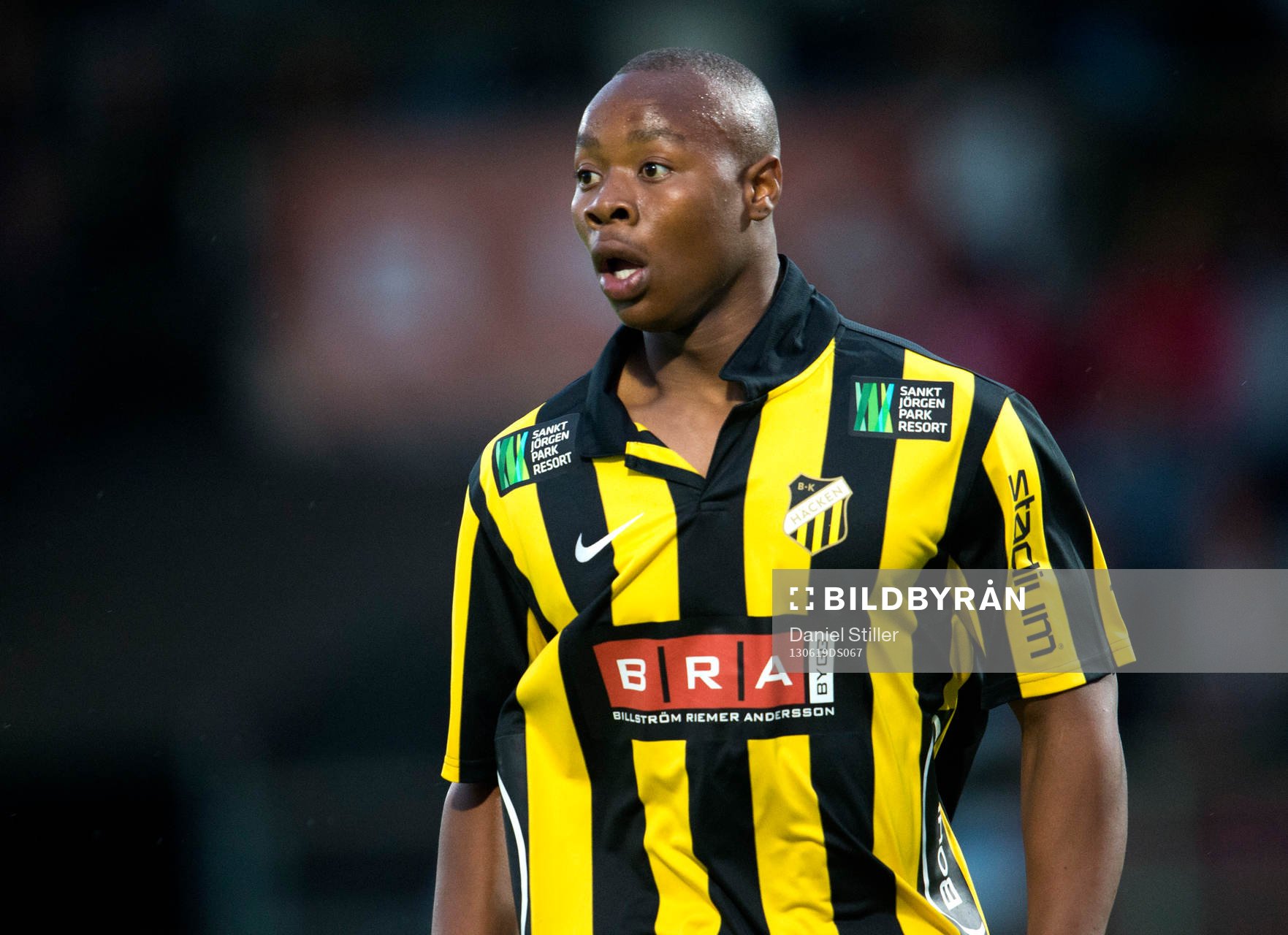 Häckens Carlos Strandberg i matchen mellan Häcken och