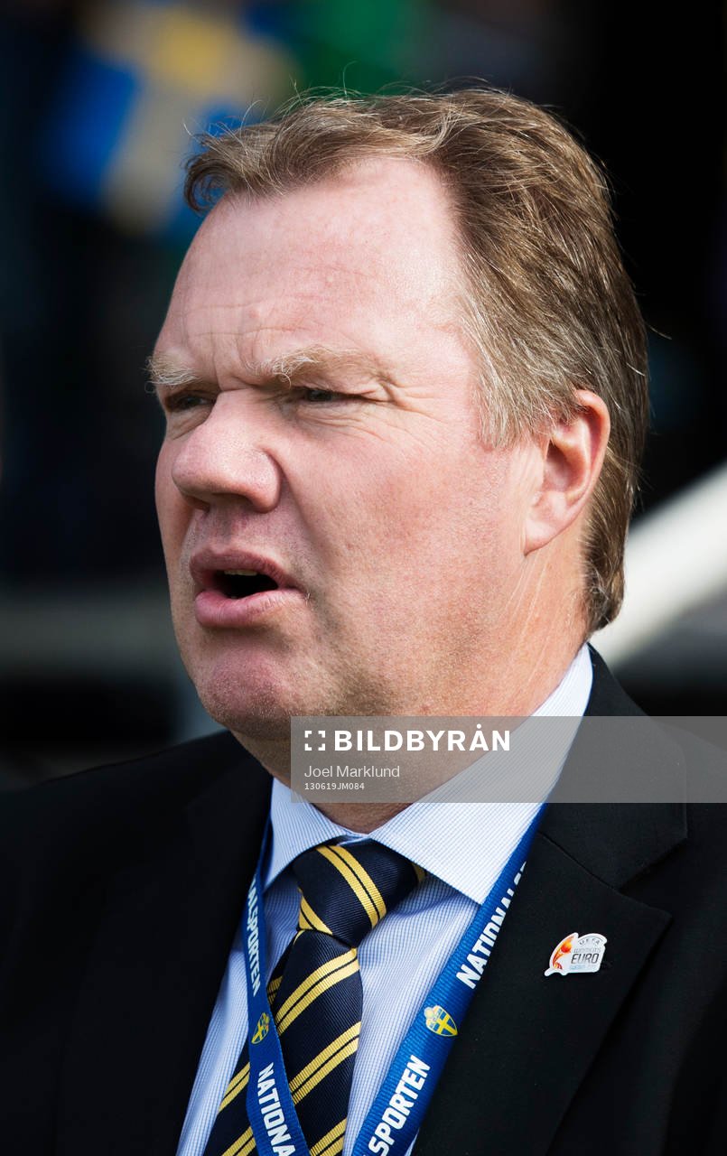 Svenska Fotbollförbundets ordförande Karl-Erik Nilsson