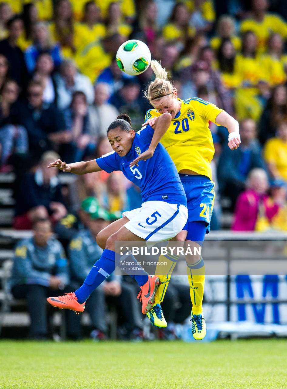 Brasiliens Franciella och Sveriges Marie Hammarström i