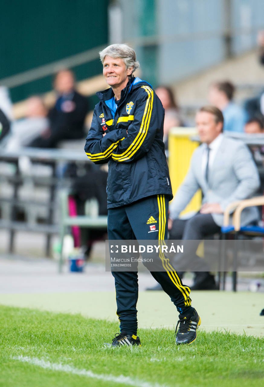 Sveriges förbundskapten Pia Sundhage i
