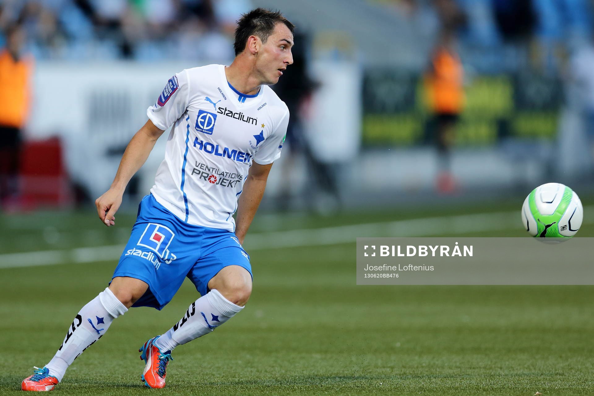 Norrköpings Nikola Tkalcic i matchen mellan IFK