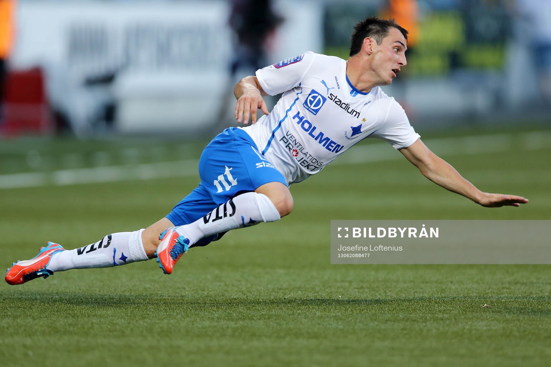Norrköpings Nikola Tkalcic i matchen mellan IFK