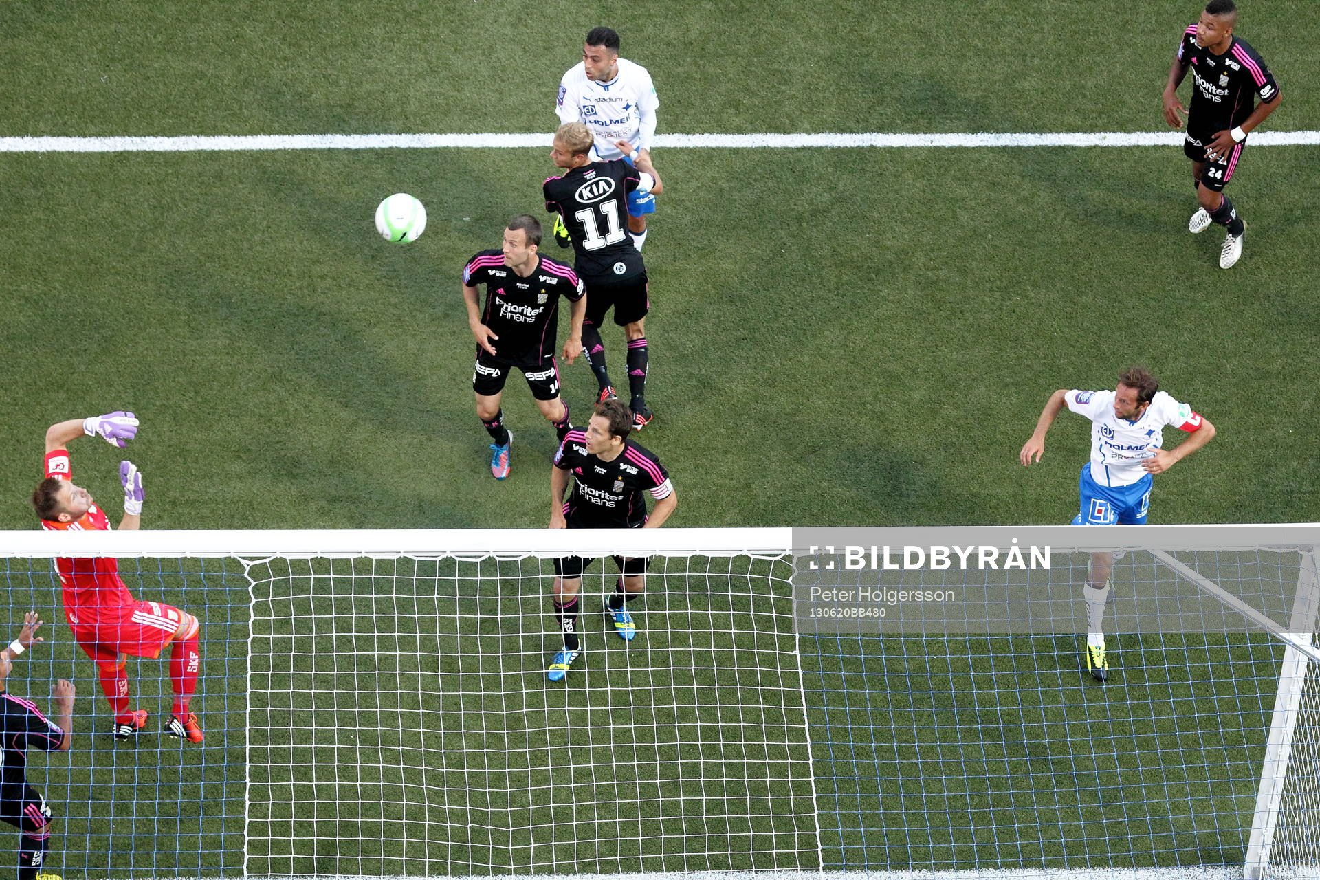 Göteborgs målvakt John Alvbåge, Göteborgs Tobias Hysén