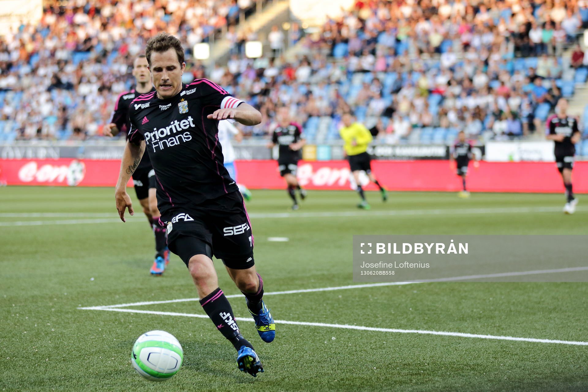 Göteborgs Tobias Hysén i matchen mellan IFK Norrköping
