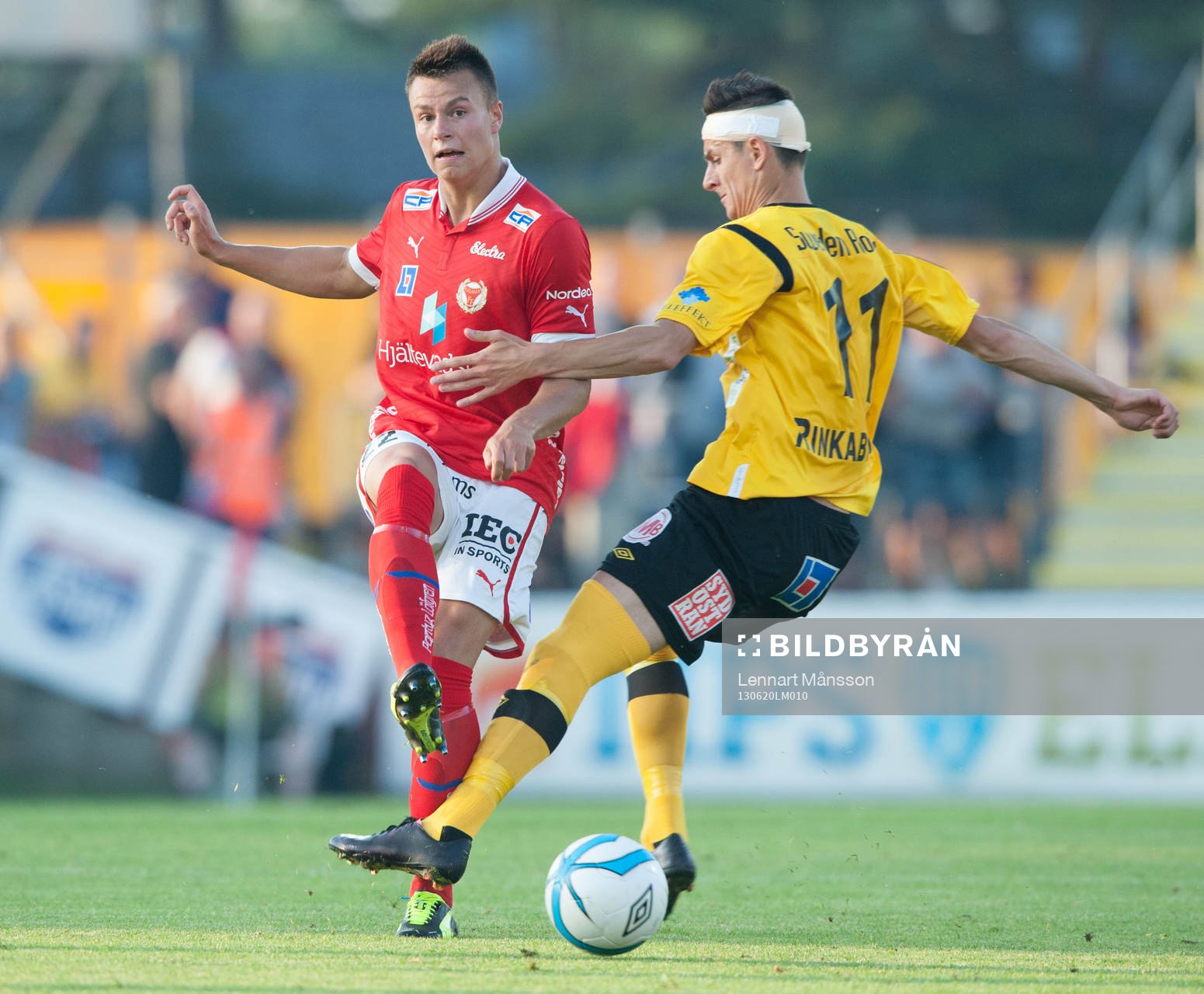 Melker Hallberg, Kalmar och Haris Radetinac, Mjällby