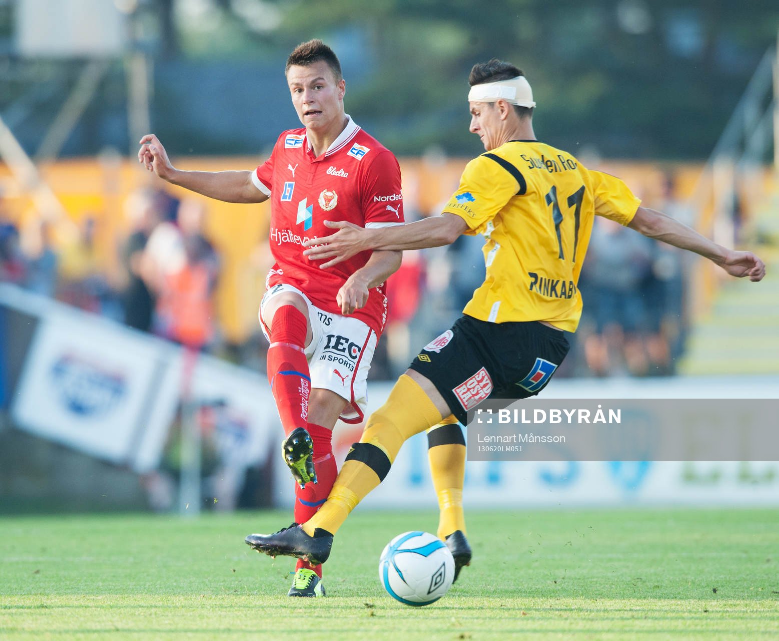 Melker Hallberg, Kalmar och Haris Radetinac, Mjällby