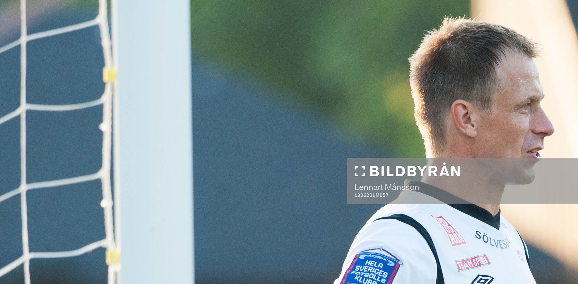 Mattias Asper, målvakt, Mjällby, målstolpe