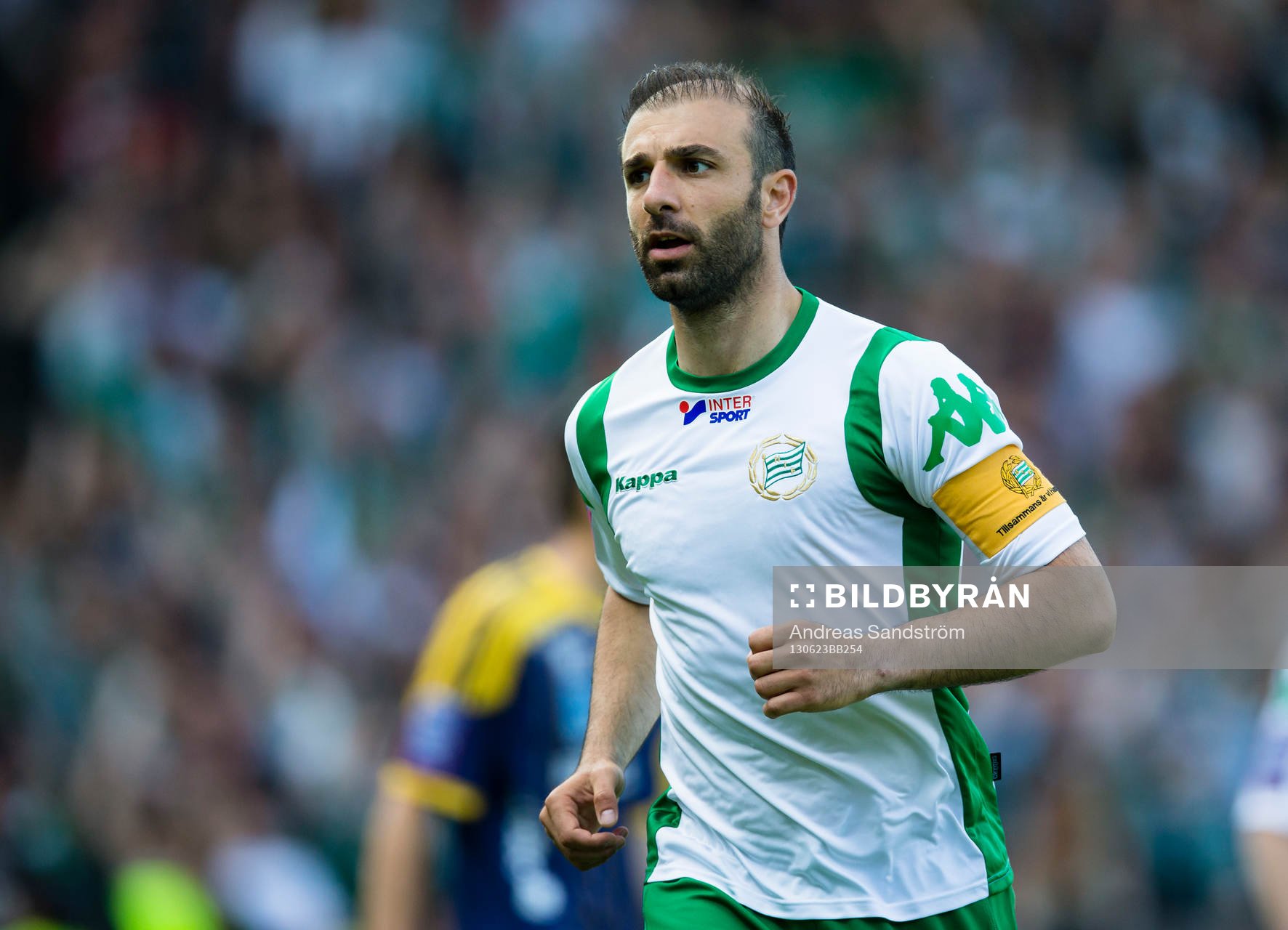 Hammarbys Kennedy Bakircioglü i matchen mellan Hammarby