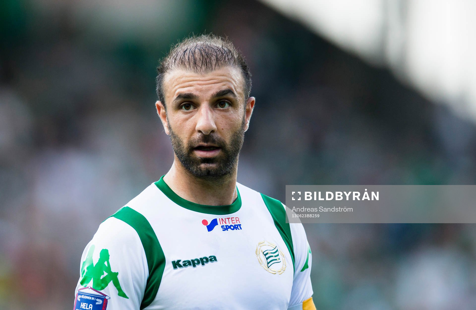 Hammarbys Kennedy Bakircioglü i matchen mellan Hammarby