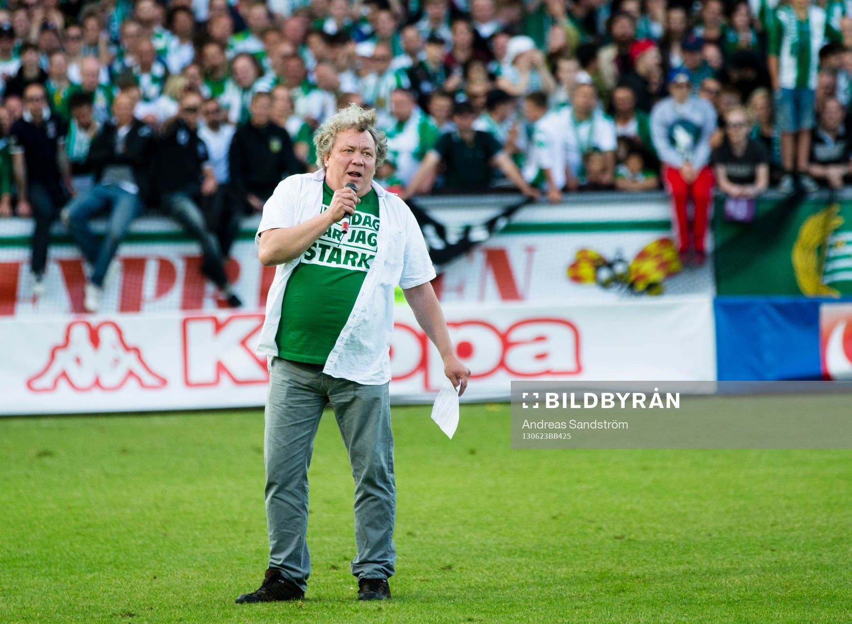 Leif Andrée håller ett tal