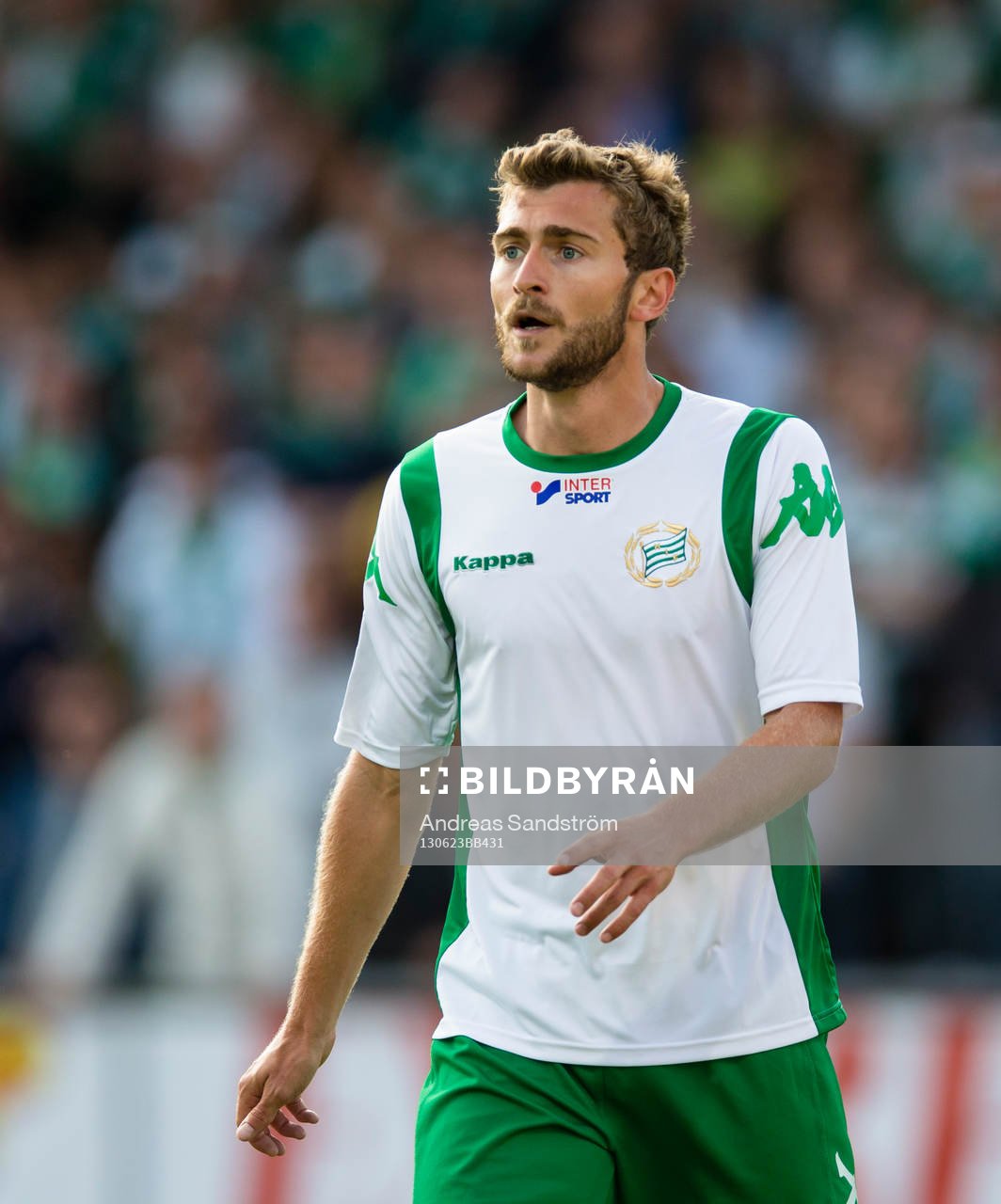 Hammarbys Christophe Lallet i matchen mellan Hammarby och