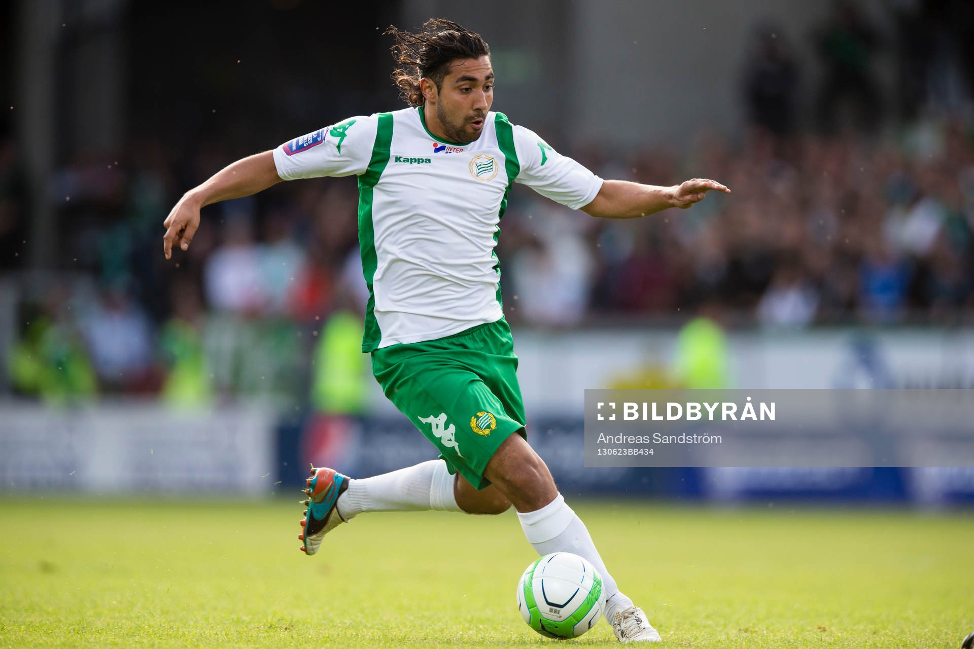Hammarbys Sebastian Castro-Tello i matchen mellan Hammarby