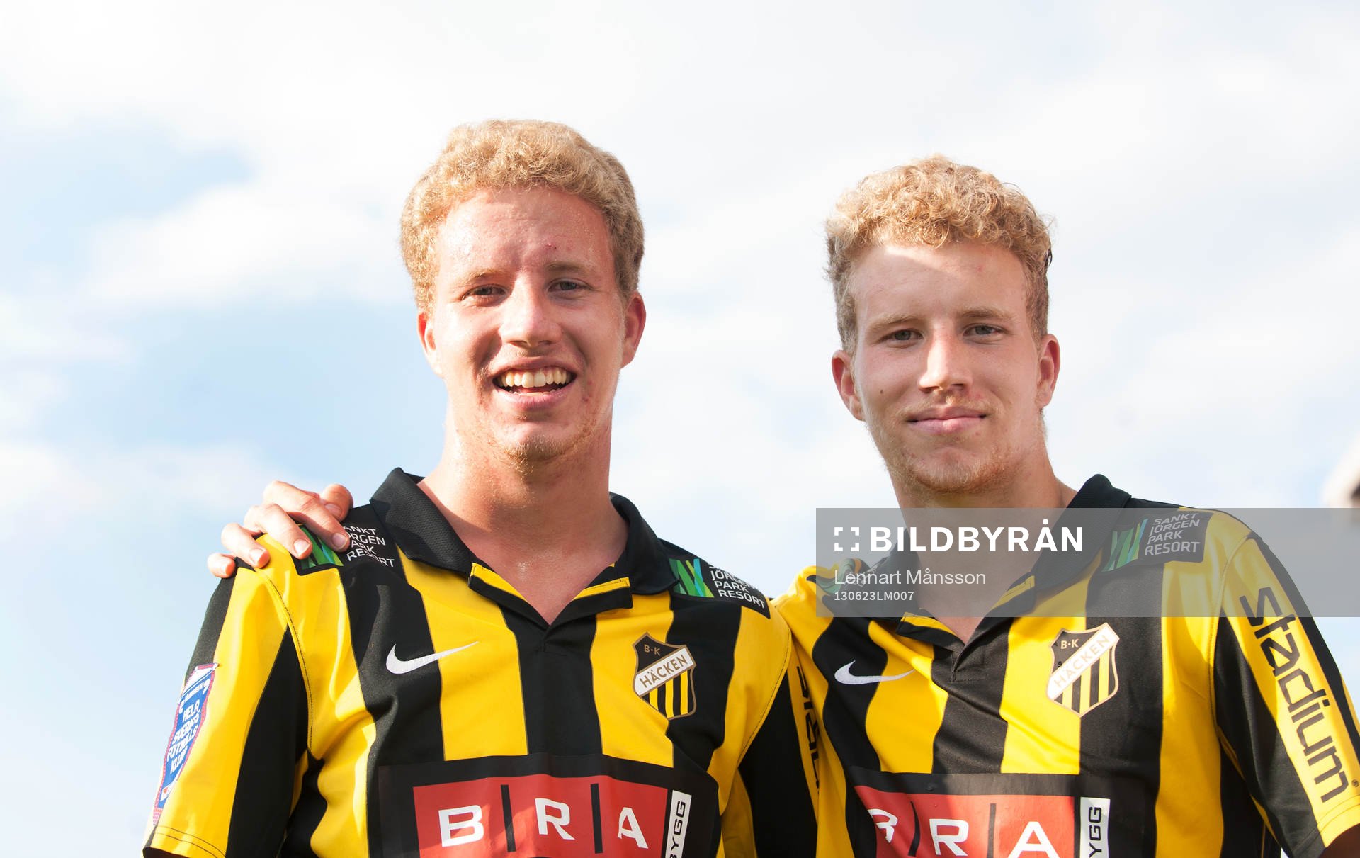 Tvillingbröderna Samuel Gustafson och Simon Gustafson,