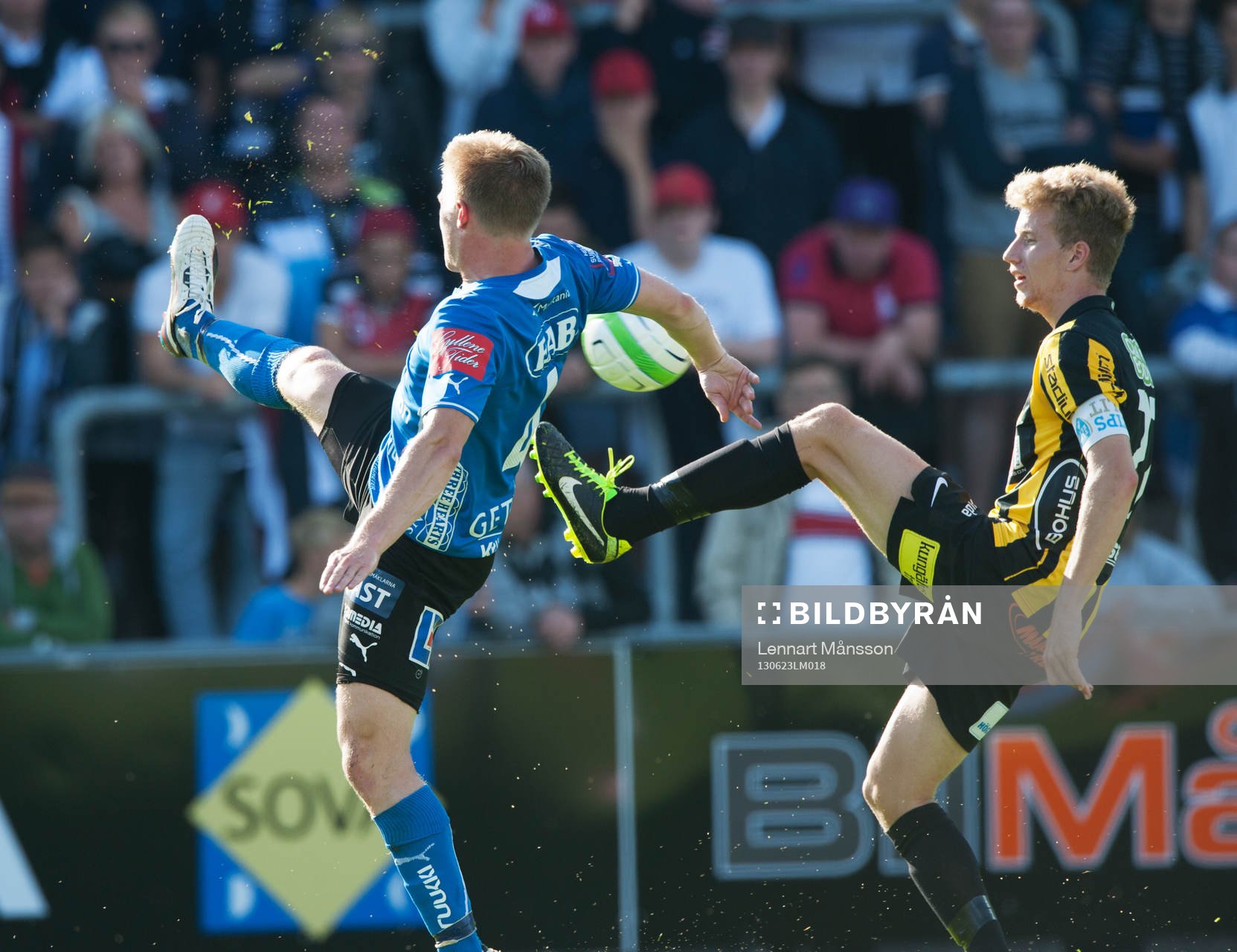 Andreas Landgren, Halmstad, och Simon Gustafson, Häcken