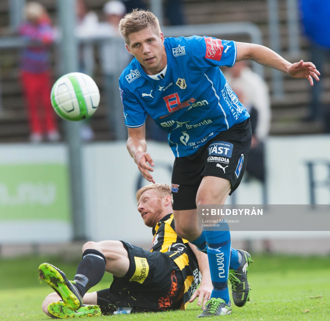 Mikael Boman, Halmstad, och Fredrik Björck, Häcken