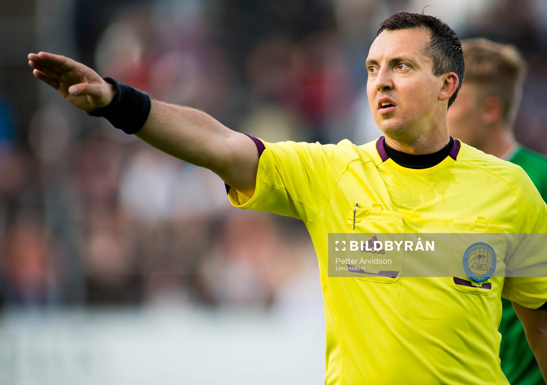 Dragan Bajac från Haninge i matchen mellan Landskrona och