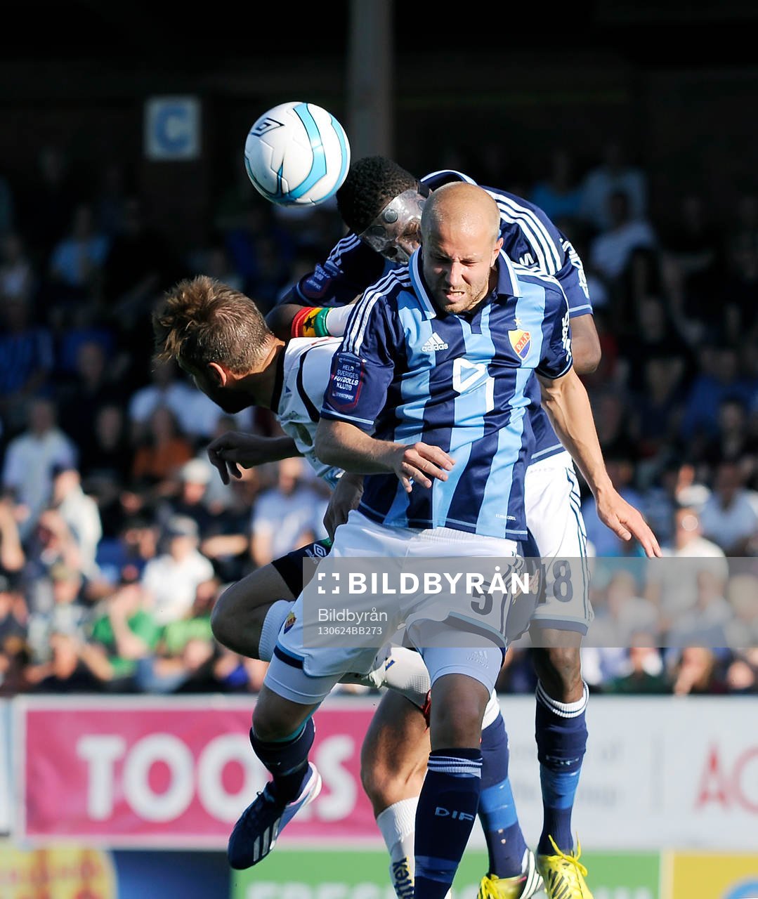 Djurgårdens nr 5 Petter Gustafsson och Djurgårdens nr 18