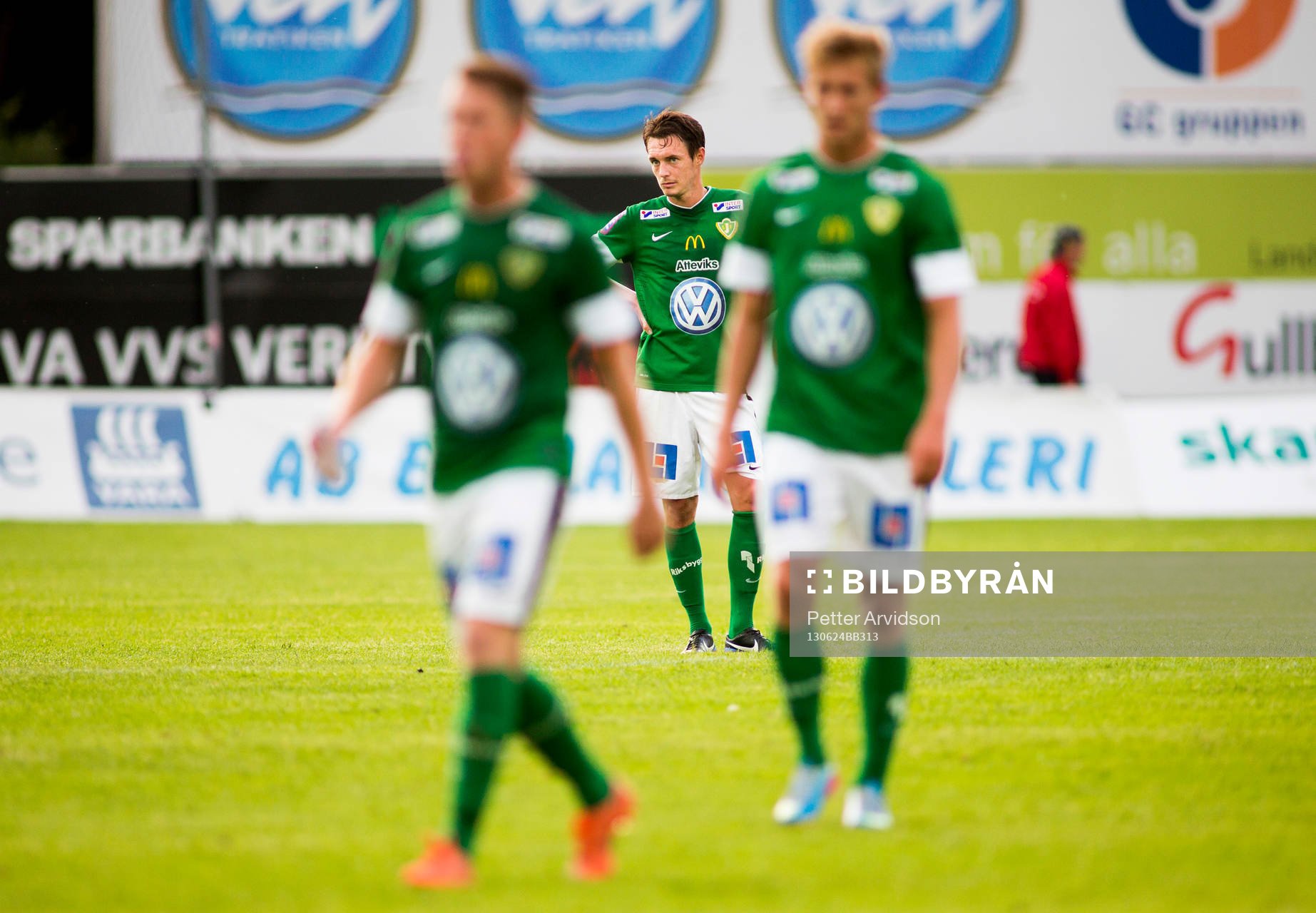 Jönköpings Daryl Smylie deppar i matchen mellan
