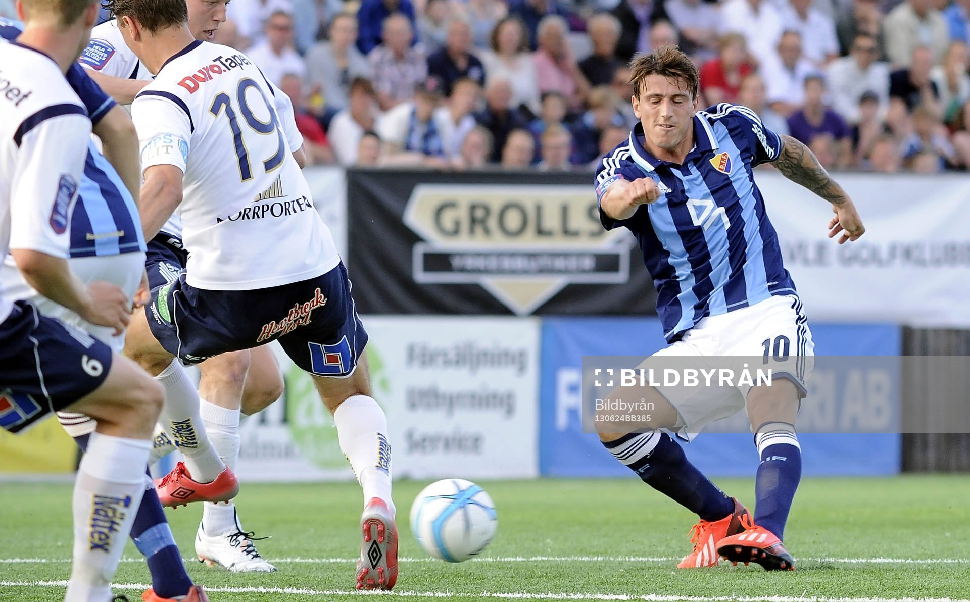 Djurgårdens nr 10 Erton Fejzullahu