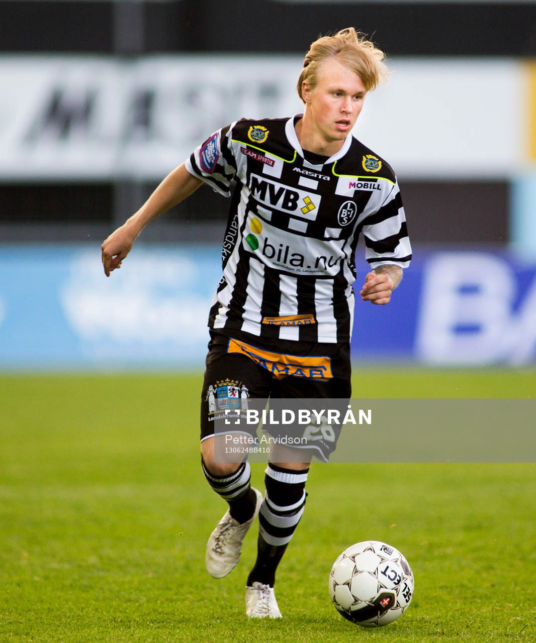 Landskronas Mathias Andersson i matchen mellan Landskrona