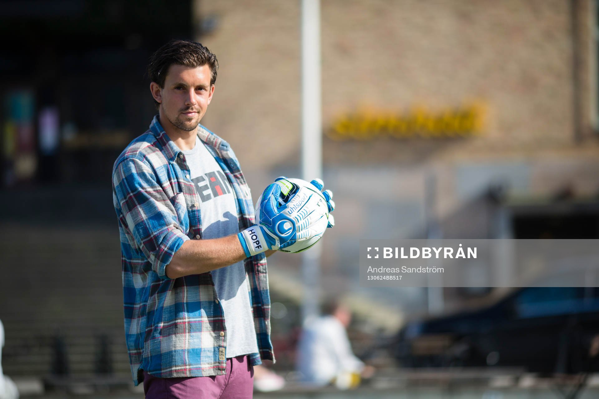 Hammarbys målvakt Johannes Hopf