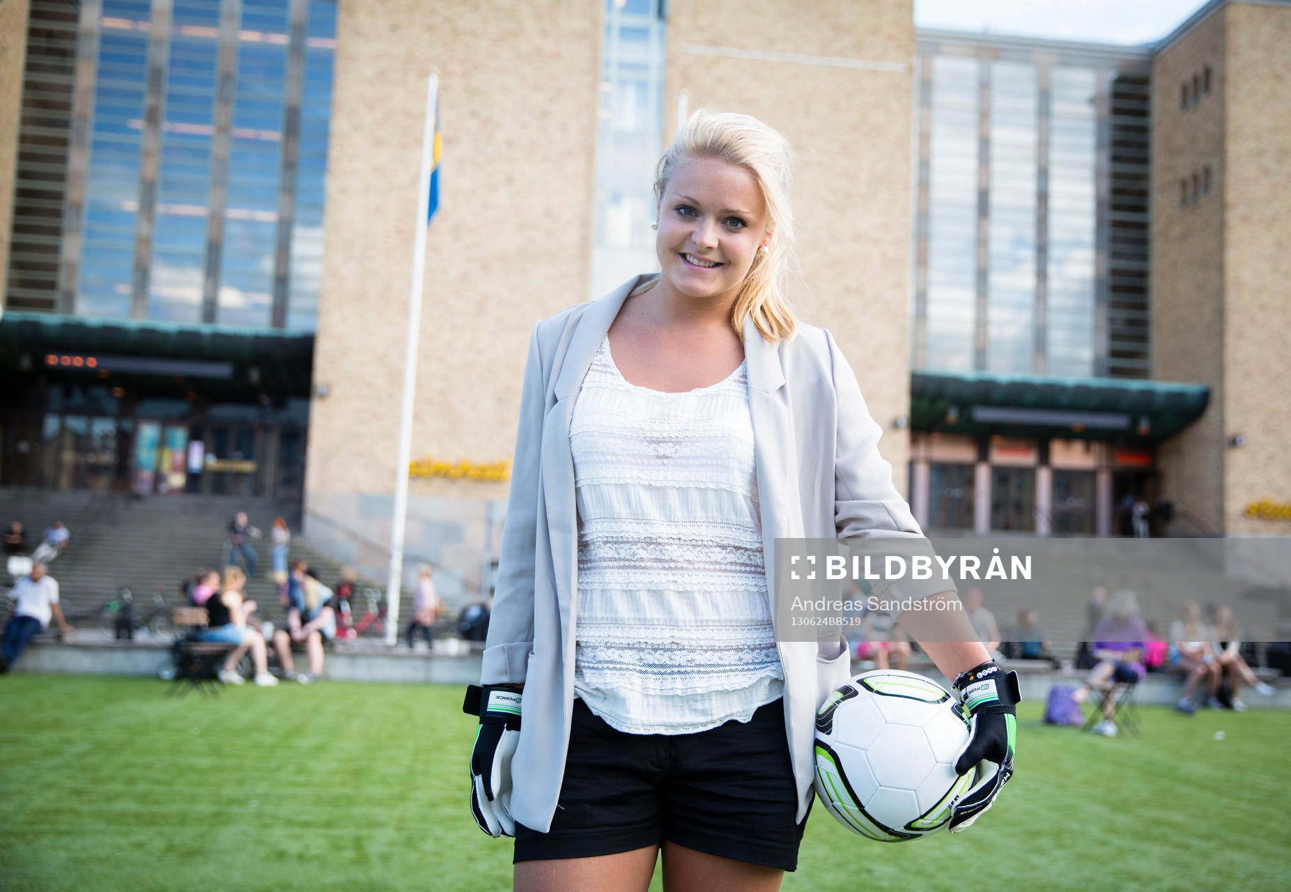 Hammarbys målvakt Hilda Carlén