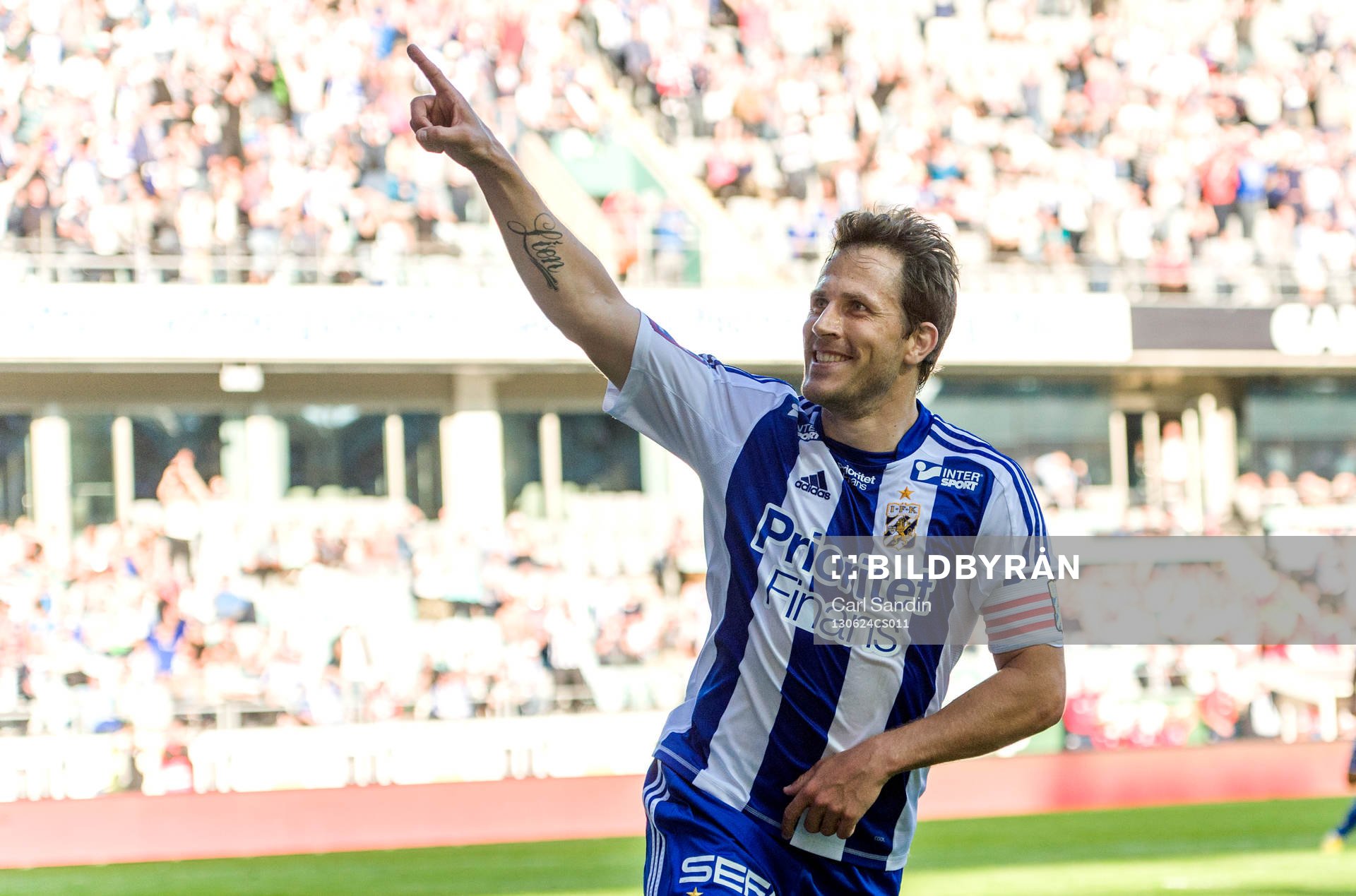IFK Göteborgs Tobias Hysén jublar