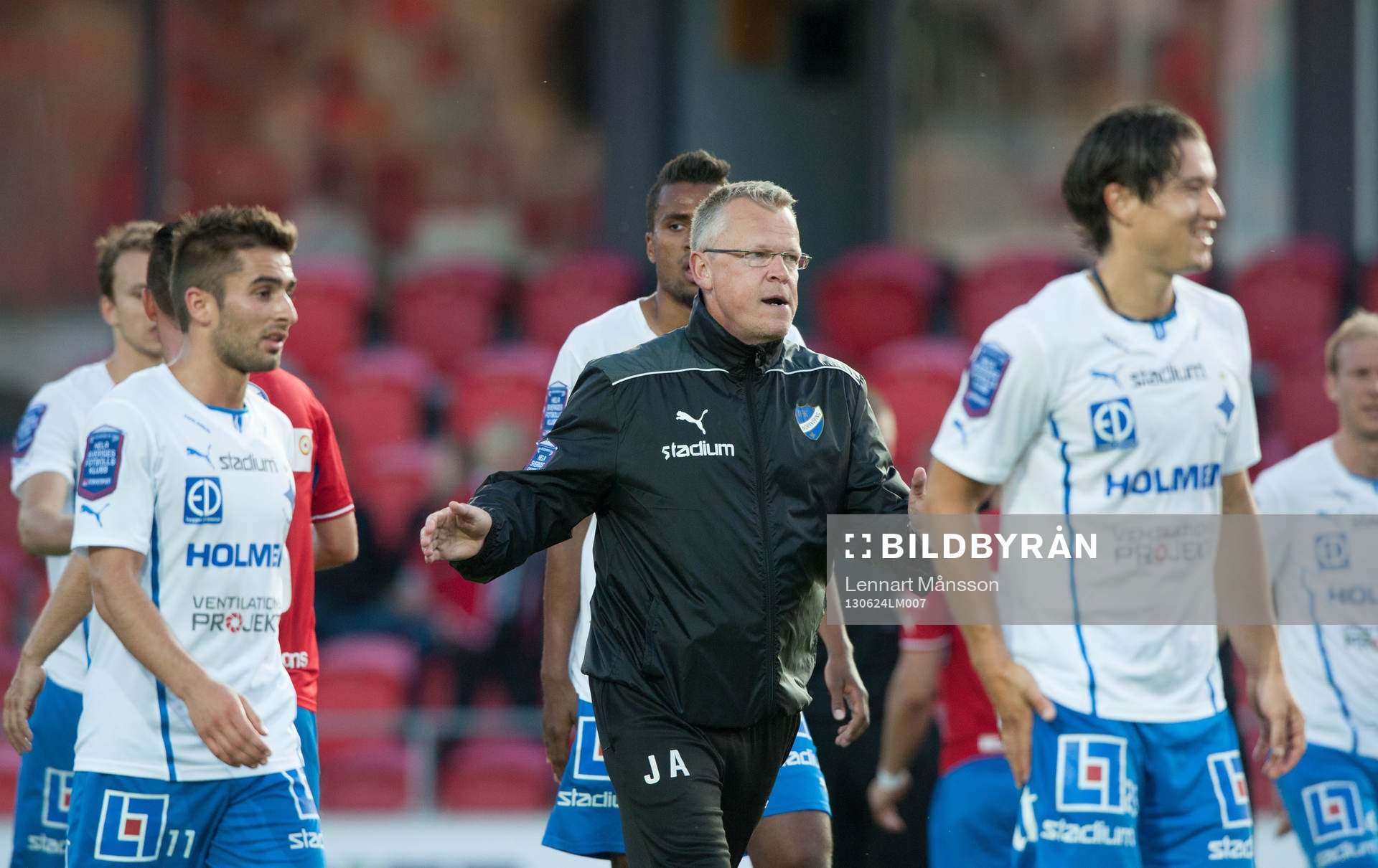 Fotboll, allsvenskan, Öster - Norrköping: Jan Andersson, tränare, Norrköping
