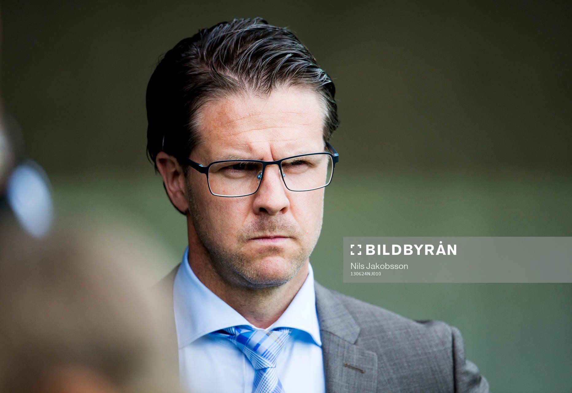 Rikard Norling, tränare Malmö FF, före fotbollsmatchen i