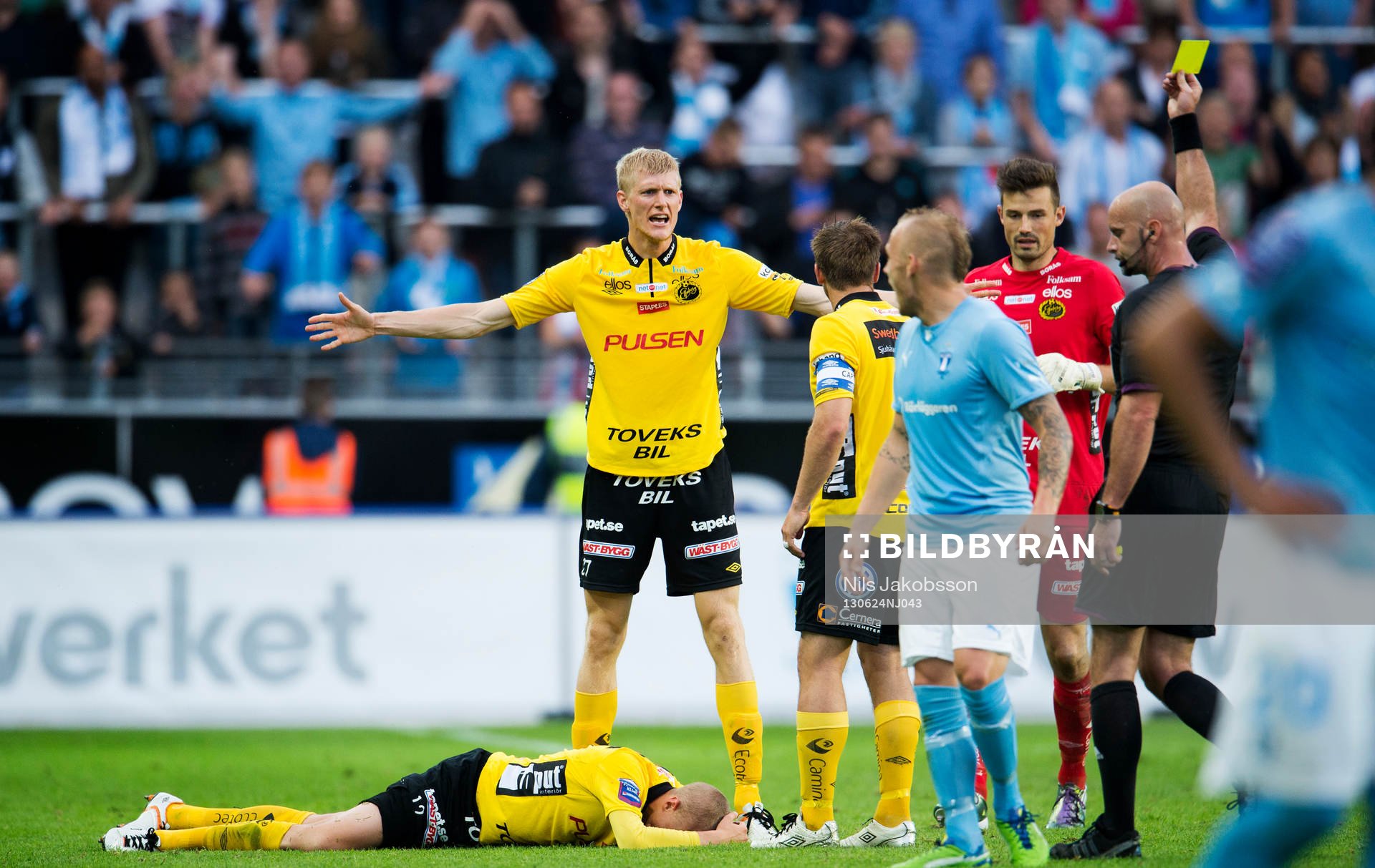 Elfsborgs Tom Söderberg och Sebastian Holmén deppar