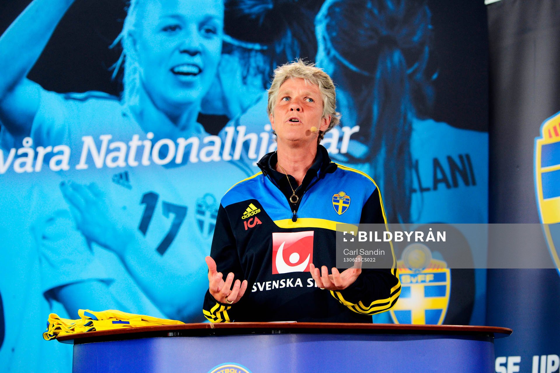 Sveriges förbundskapten Pia Sundhage