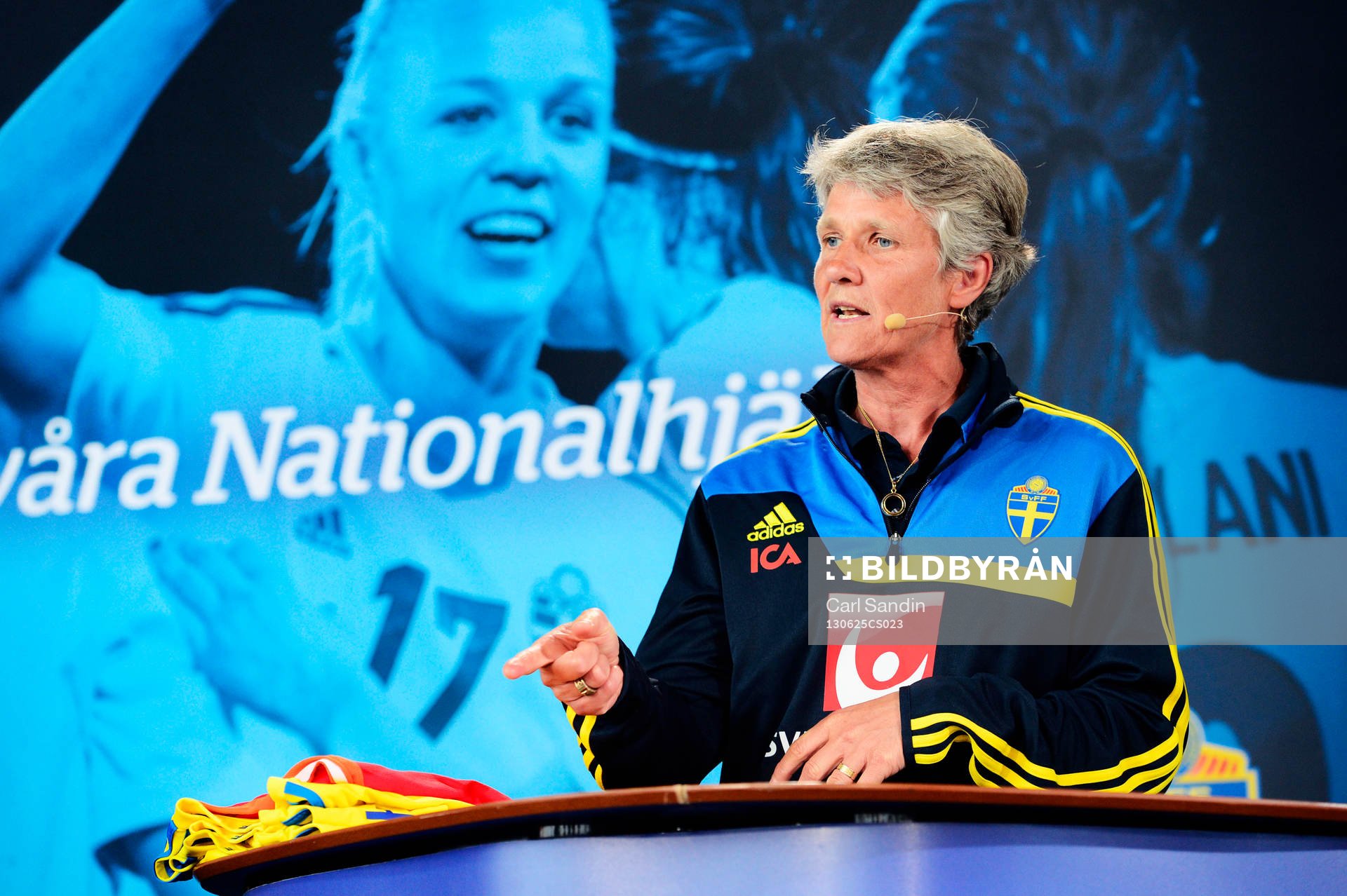 Sveriges förbundskapten Pia Sundhage