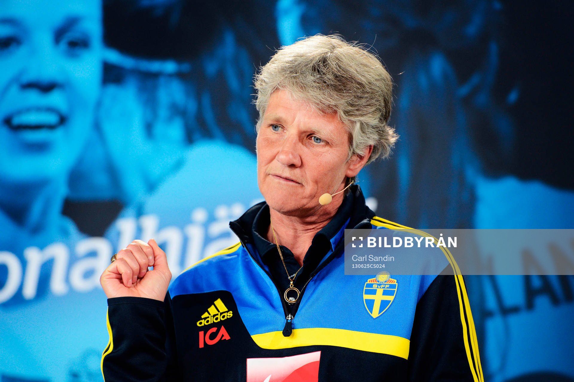 Sveriges förbundskapten Pia Sundhage